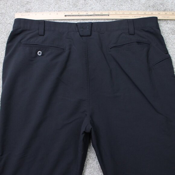 Under Armour Pants Mens 40x32 Black UA Golf Drive Tapered Leg Nylon/Poly Stretch - Picture 7 of 12